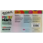 Washable Poster Paint Set: 4pc Bright (250ml) - Image 2