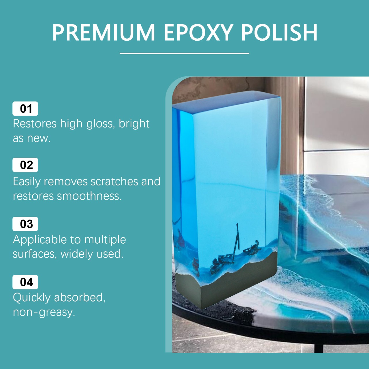 Premium Epoxy polish 100ml 3 Premium Epoxy polish 100ml - Image 2