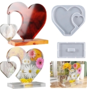 lOVE SHAPED PHOTO FRAME SILICONE MOLD XC724 46 S 1
