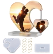 lOVE SHAPED PHOTO FRAME SILICONE MOLD XC724 46 S 2