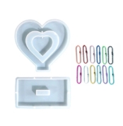 lOVE SHAPED PHOTO FRAME SILICONE MOLD XC724 6 S 2