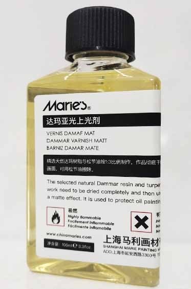 MARIE 100ml Dammar Varnish Matt MARIE 100ml Dammar Varnish Matt - Image 1