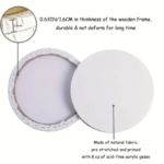 Round Canvas Board 25cm - Image 2