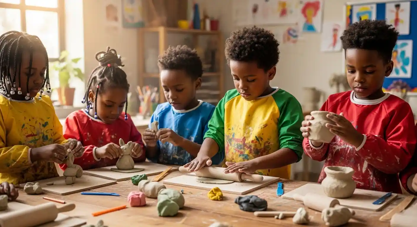 Crafting using Air Dry Clay in Kenya