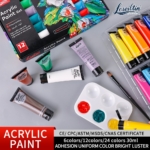 Loseiltin XBW Acrylic Paint set 12pcs X 30mls - Image 2